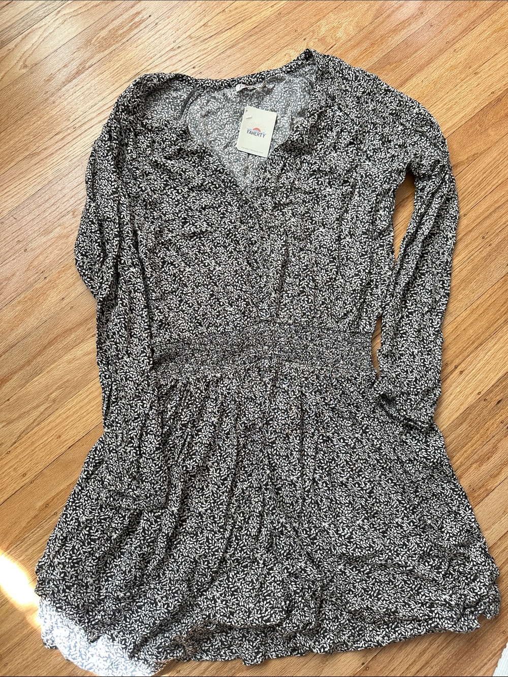 Faherty Print Mini Dress size Small NWT